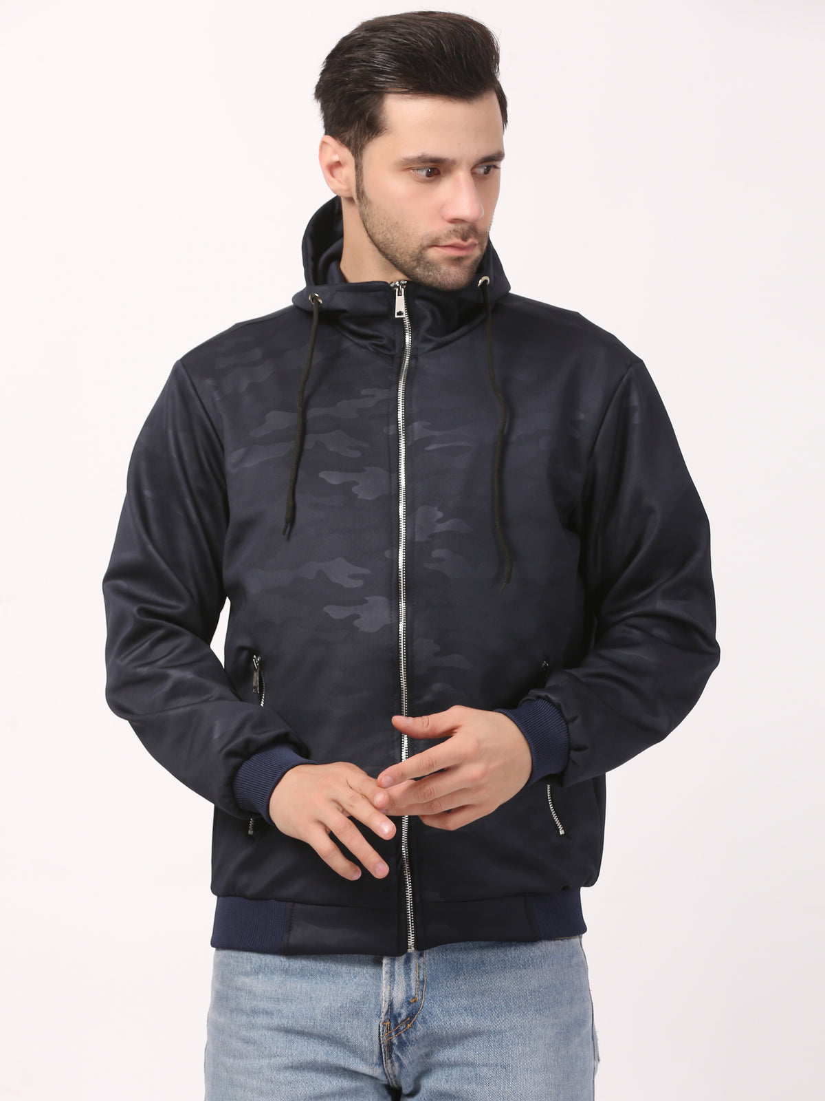 Wanghua Swet Premium Navy Blue Jacket Full Sleeves