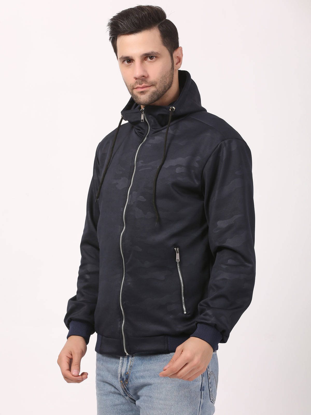 Wanghua Swet Premium Navy Blue Jacket Full Sleeves