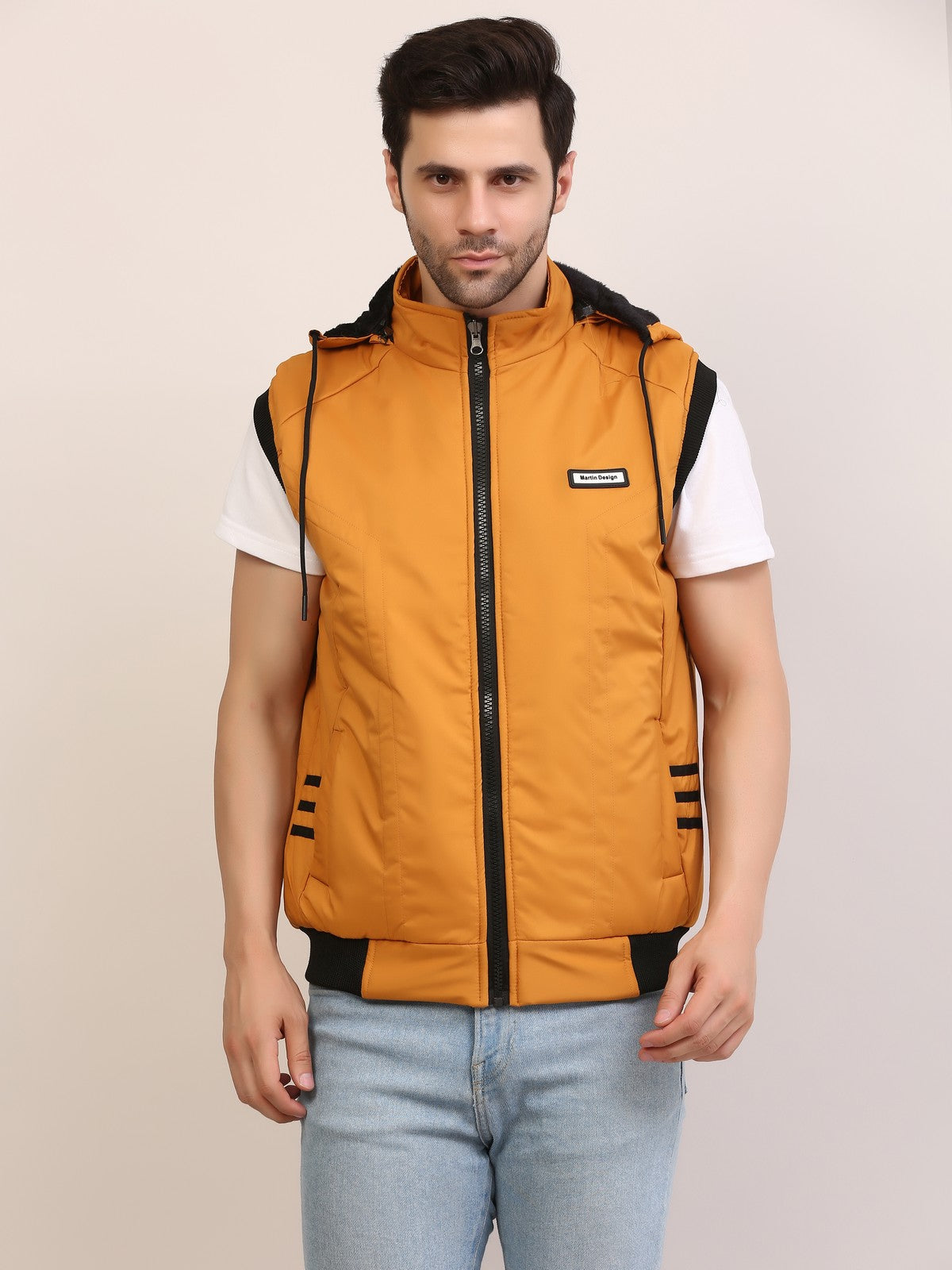 Men's Half Sleeve winter jacket