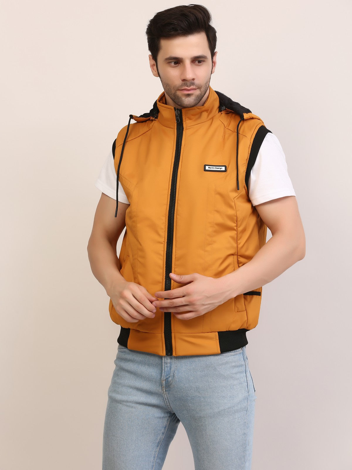 Men's Half Sleeve winter jacket