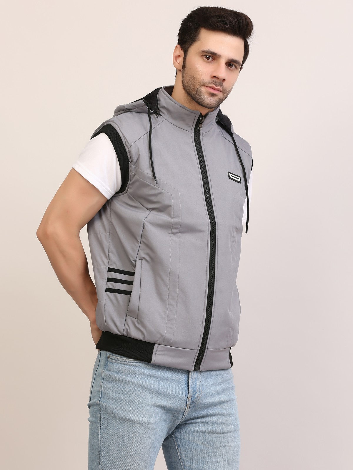 Men's Half Sleeve winter jacket
