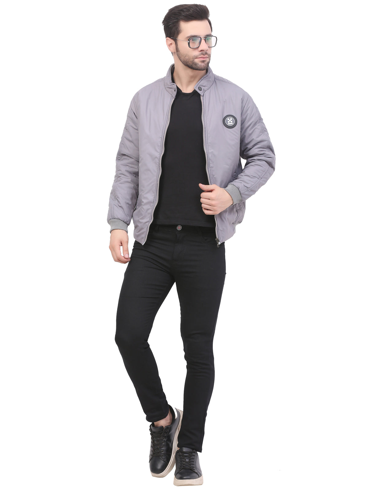 Full Sleeve Solid Men Jacket