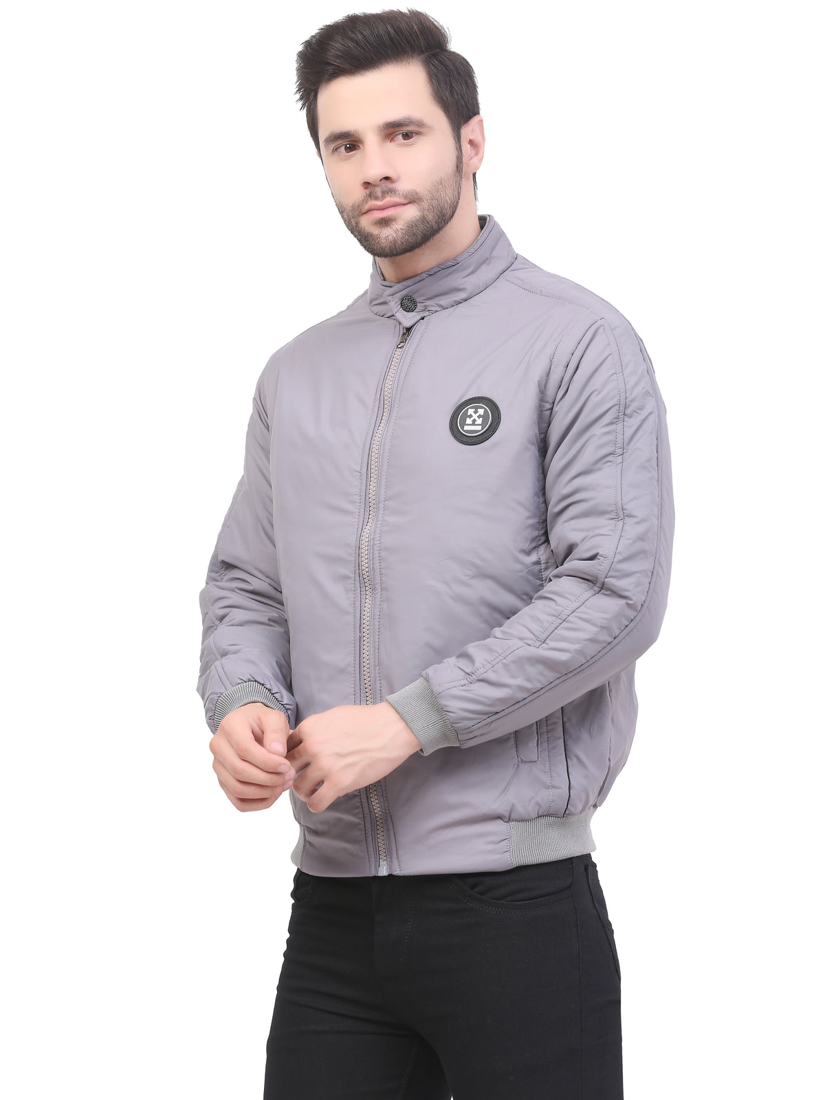 Full Sleeve Solid Men Jacket