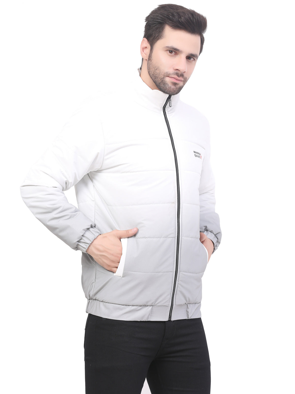 Men imported Self Design premium  jacket