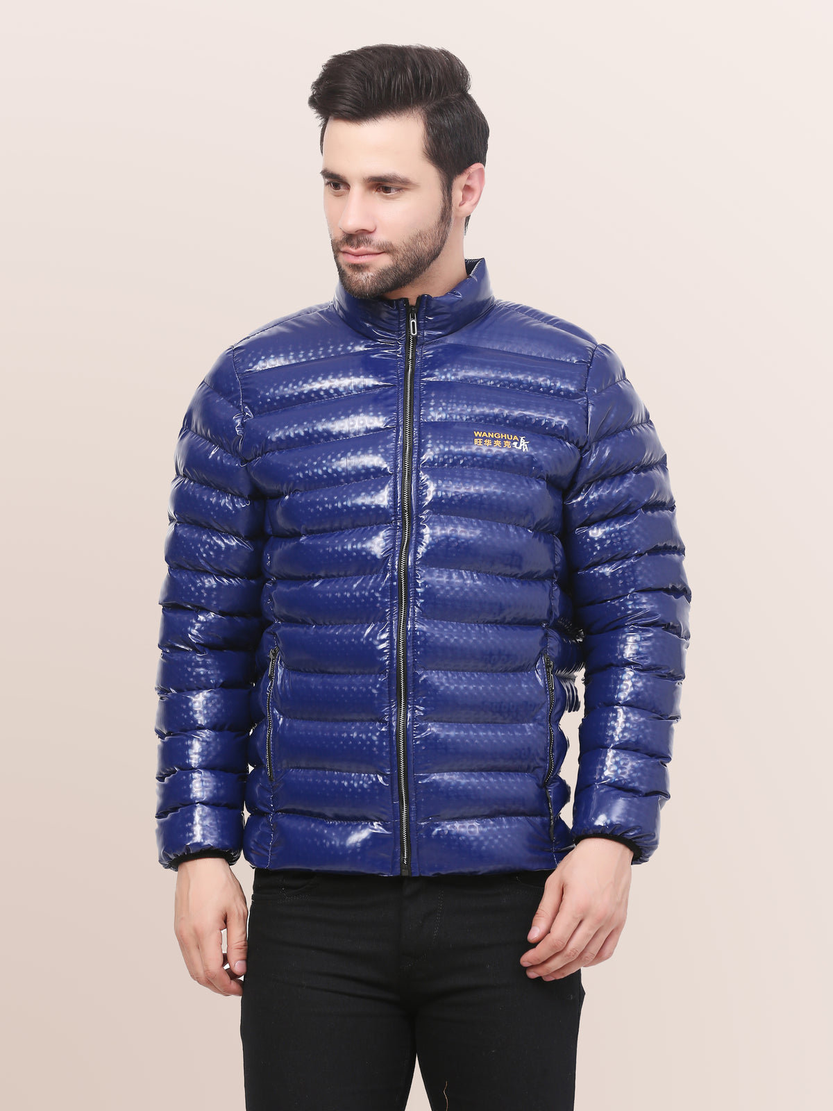 Men’s White Dual color Jacket- WANGHUA JACKETS