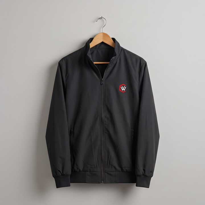 Men's Solid Full Sleeve Zipper Upper Jacket with Pockets | Casual & Outdoor Wear