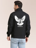 Men's Classic Winter Pigeon Printed Jacket
